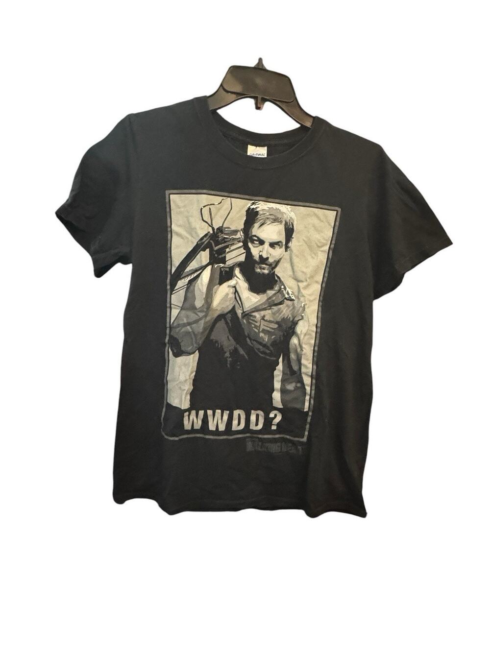 The Walking Dead WWDD What Would Daryl Do Graphic T Shirt Small Dixon